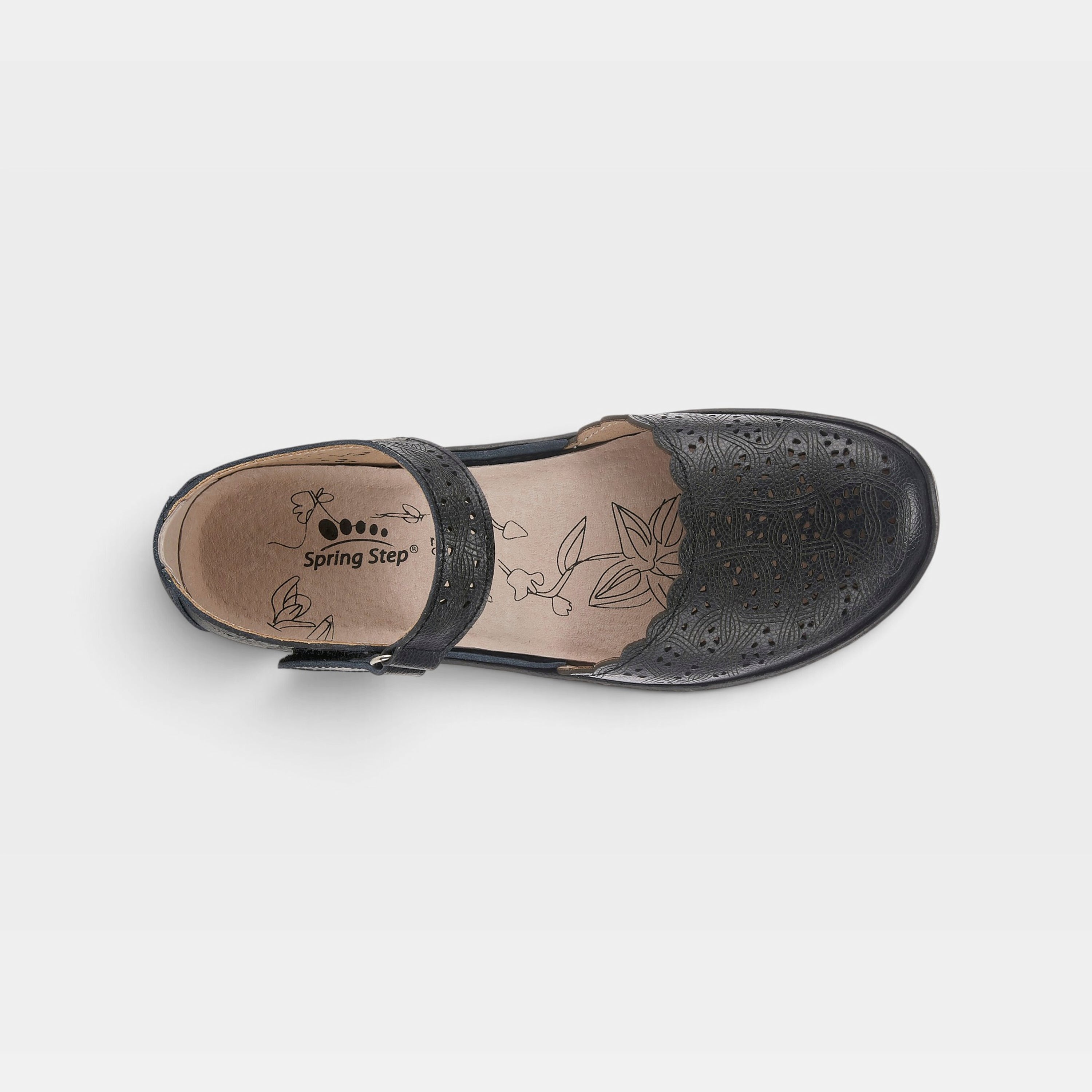 Spring Step Sabriye Black Shoe