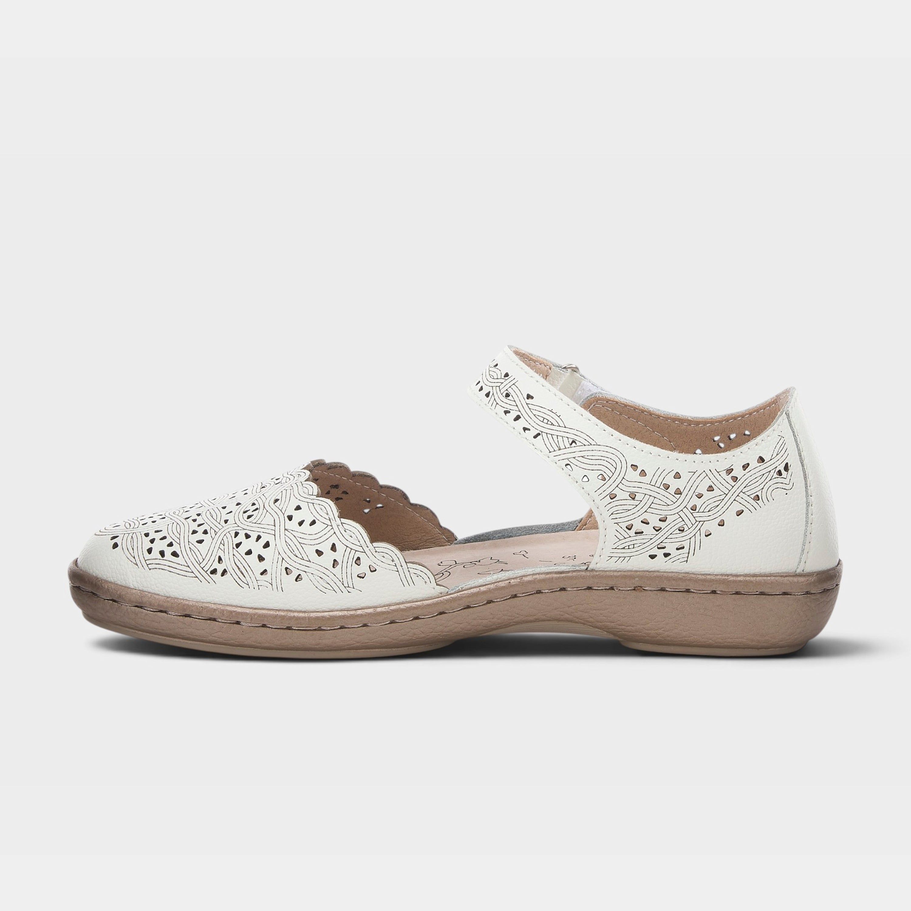 Spring Step Sabriye White Shoe