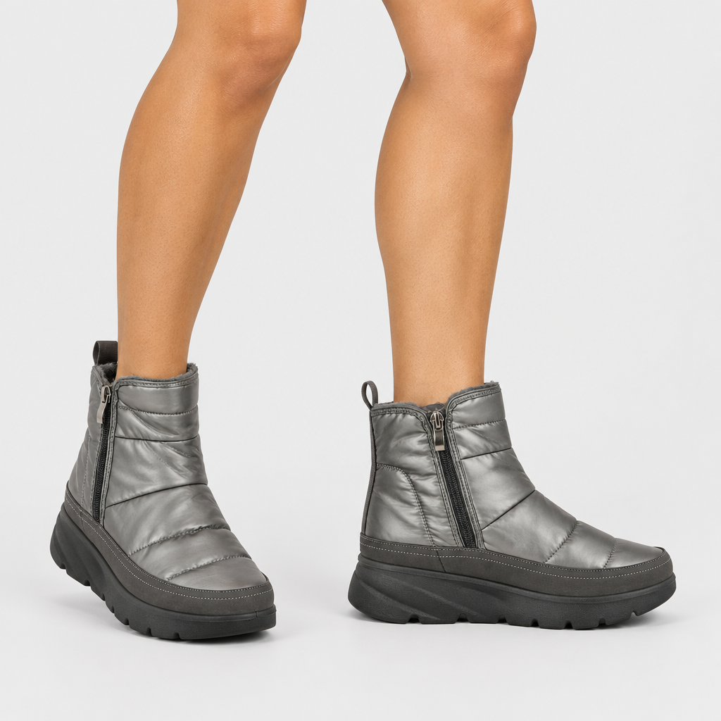 Flexus Salaska Pewter Boot - on-foot view
