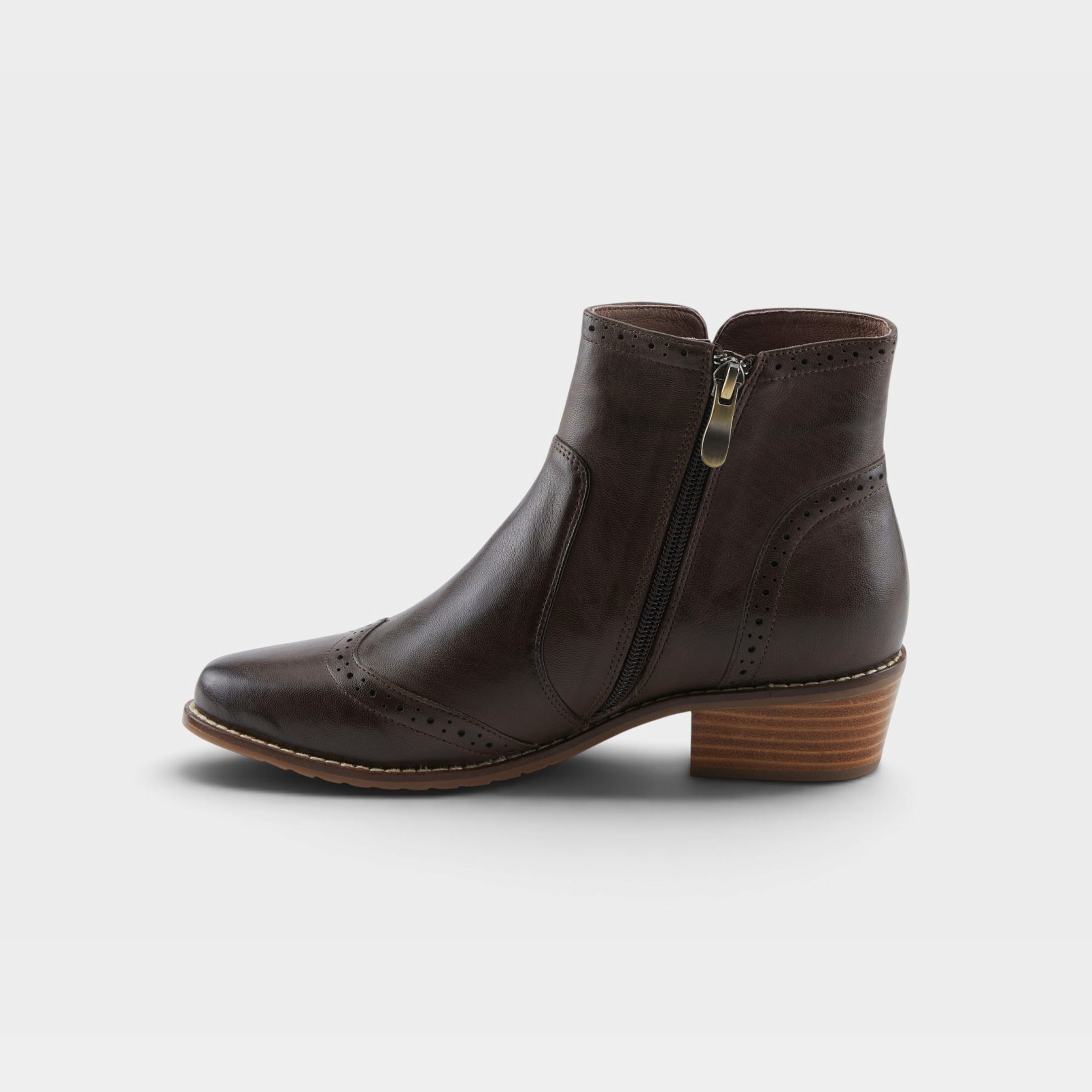 Spring Step Salmar Dark Brown Dress Boot