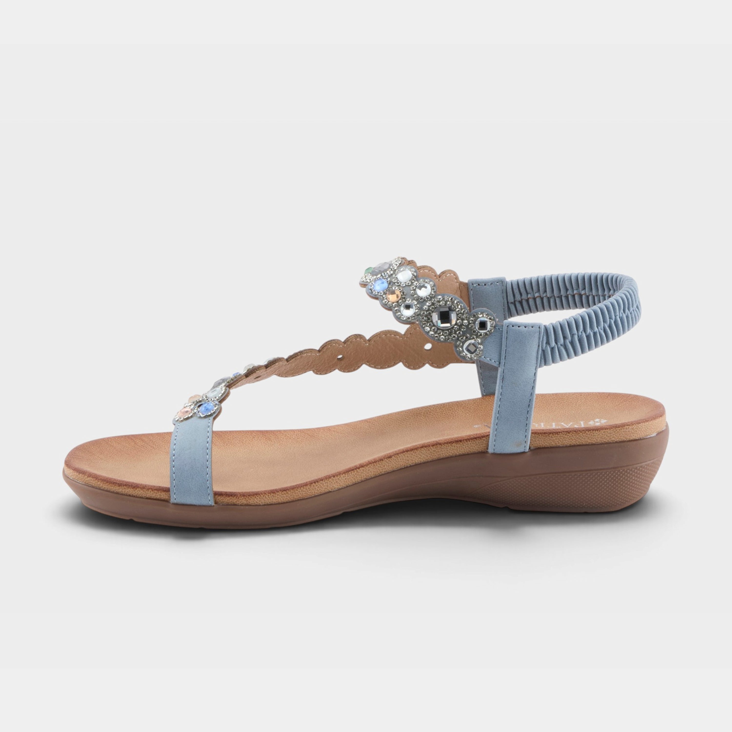 Patrizia Sanjuan Denim Blue Sandal
