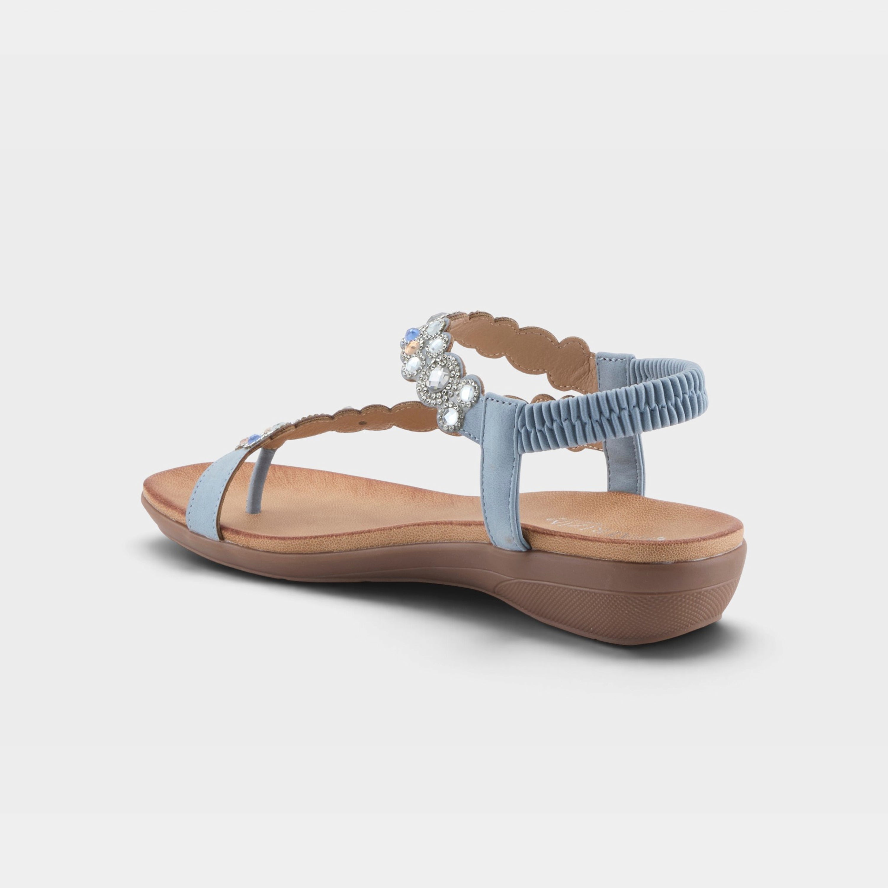 Patrizia Sanjuan Denim Blue Sandal