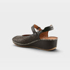 Spring Step Santonio Black Casual Sandal