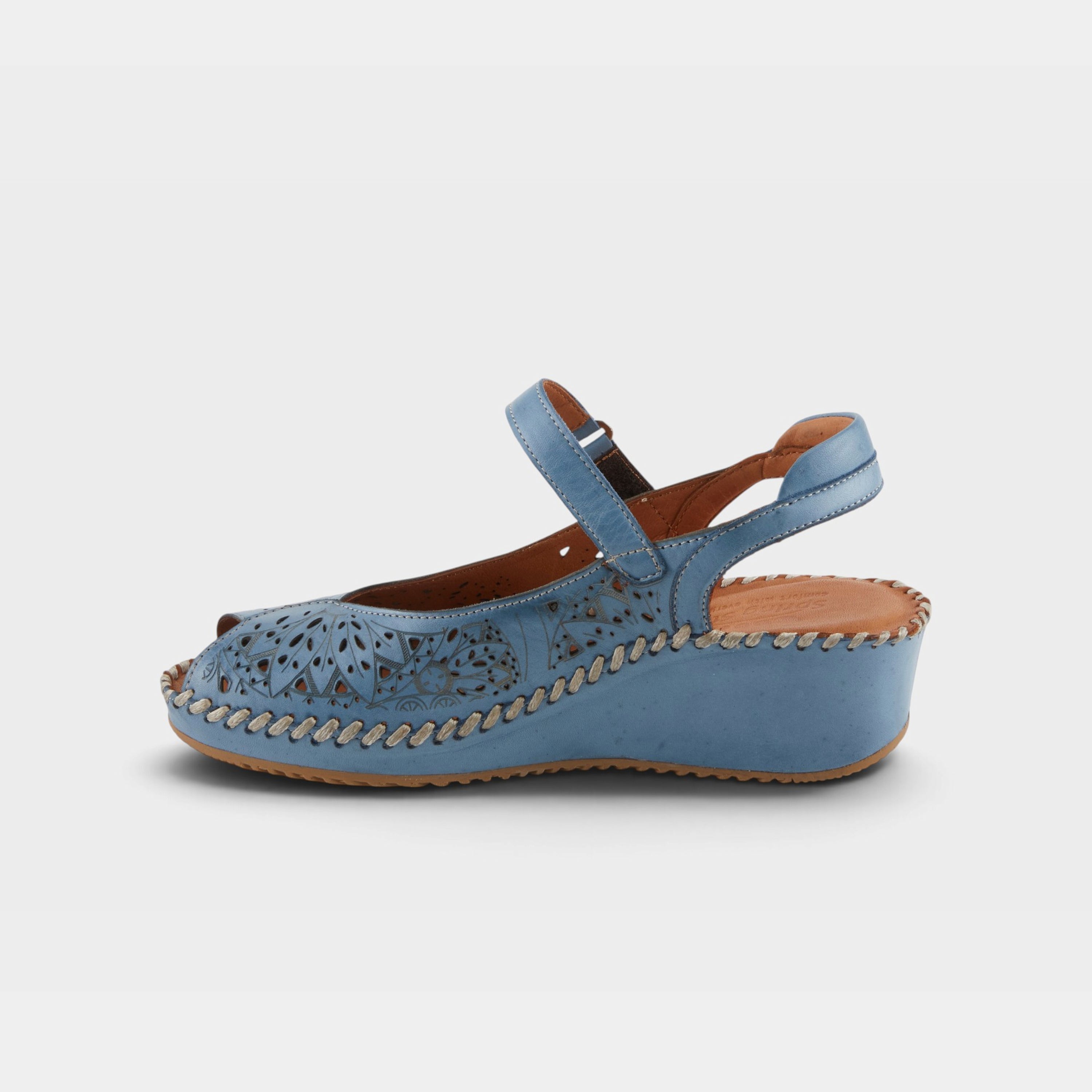 Spring Step Santonio Blue Casual Sandal