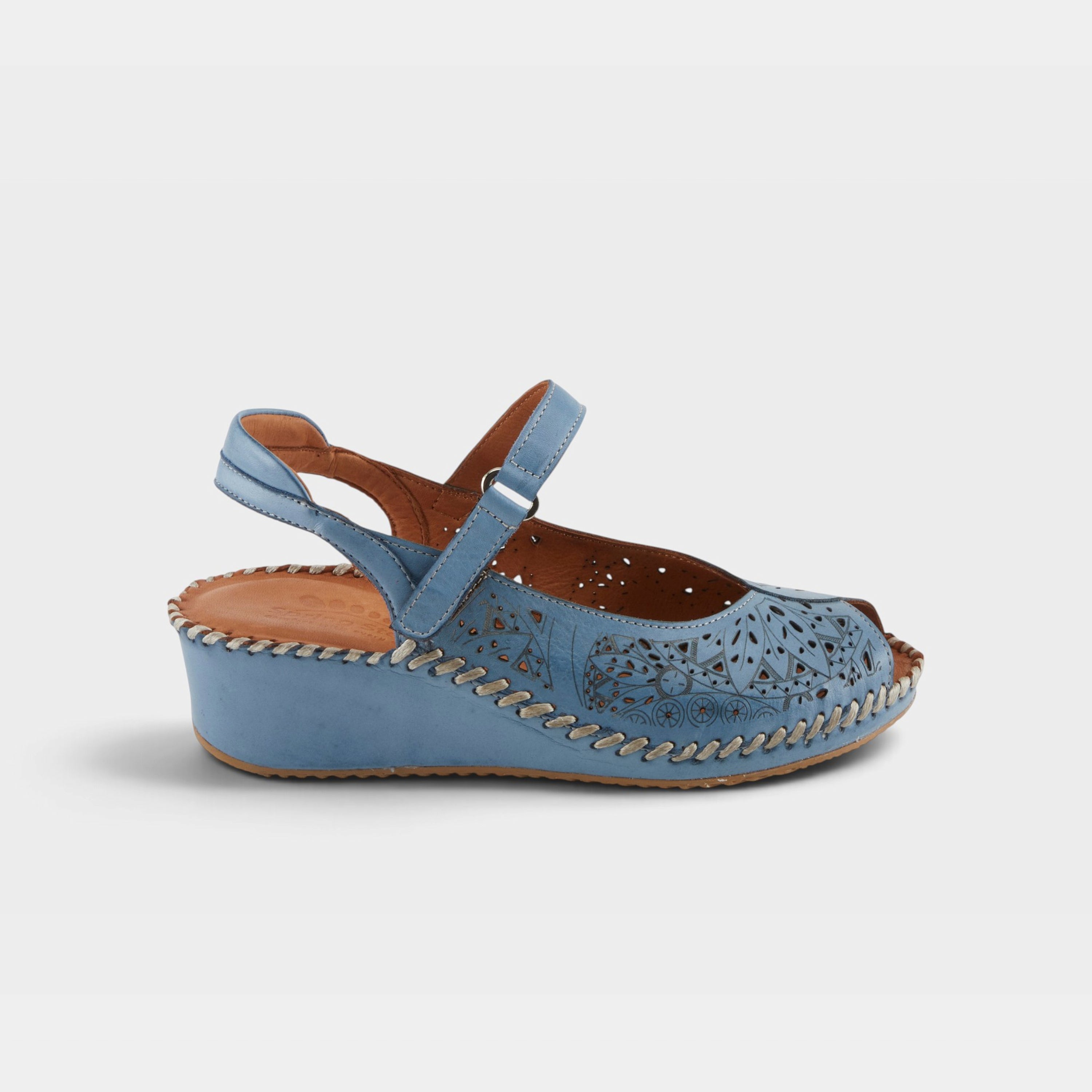 Spring Step Santonio Blue Casual Sandal