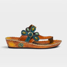 L'Artiste Santorini slide sandal in Camel, hero view