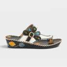 L'Artiste Santorini slide sandal in White, hero view