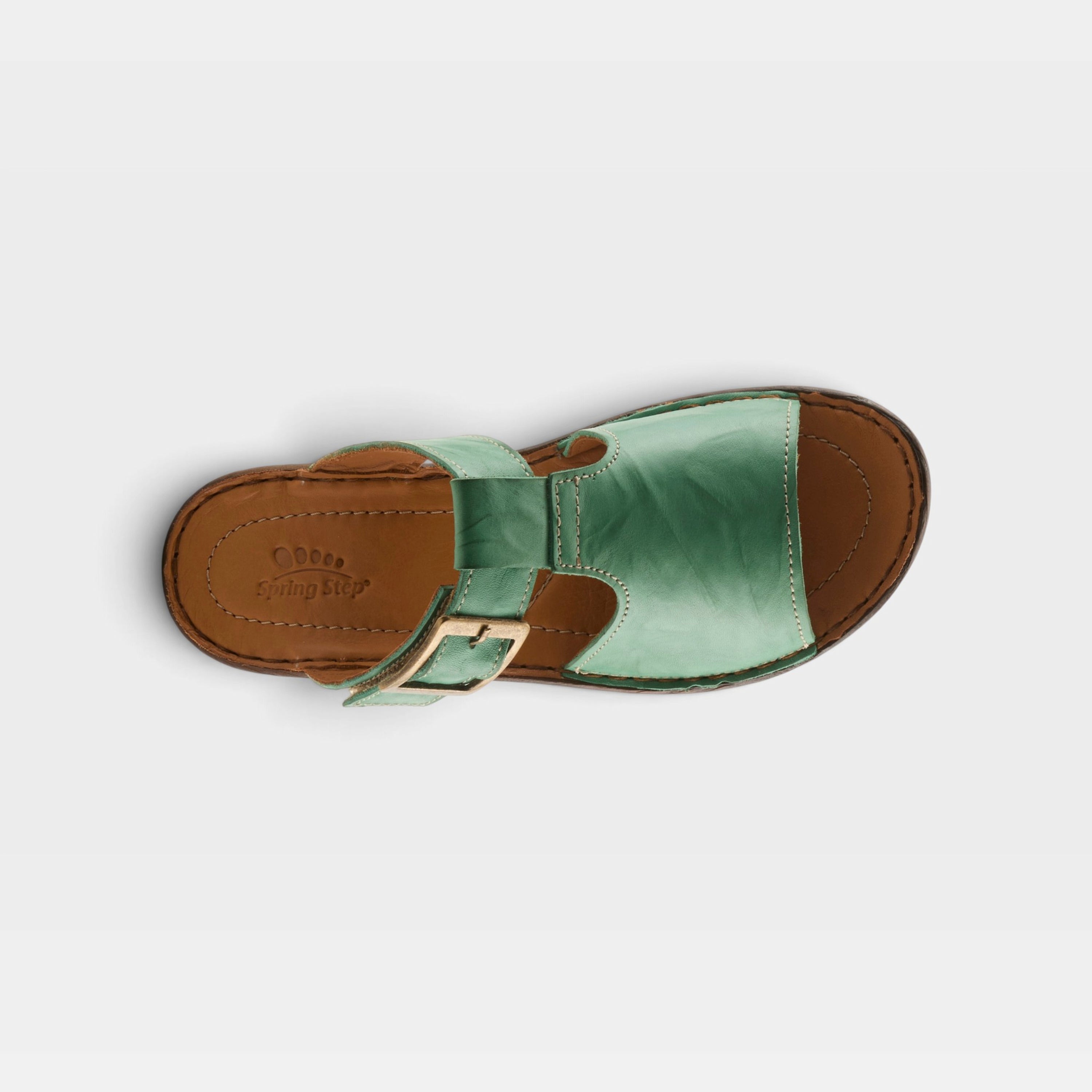 Spring Step Saphique Green Casual Sandal