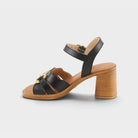 Spring Step Sardinia Black Dress Sandal