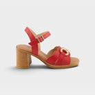 Spring Step Sardinia Red Dress Sandal