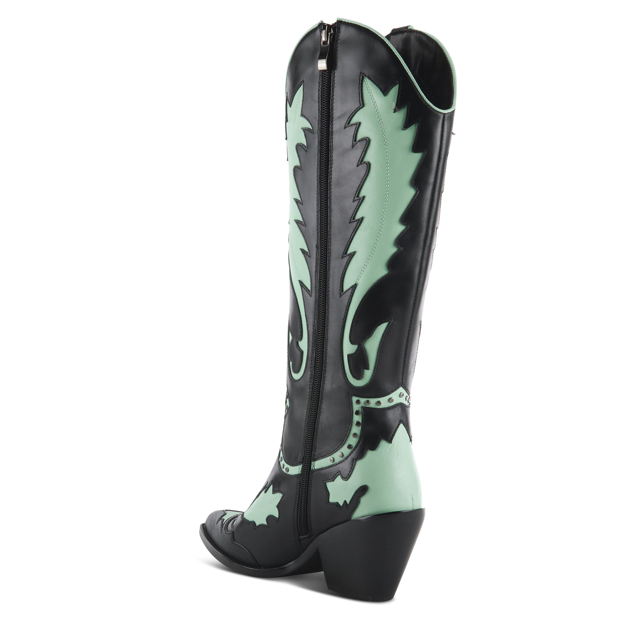 Premium Azura Sashika: Tall Western Boots – Spring Step Shoes