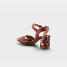 L'Artiste Sassyclass sandals in Red Multi, alternate angle view
