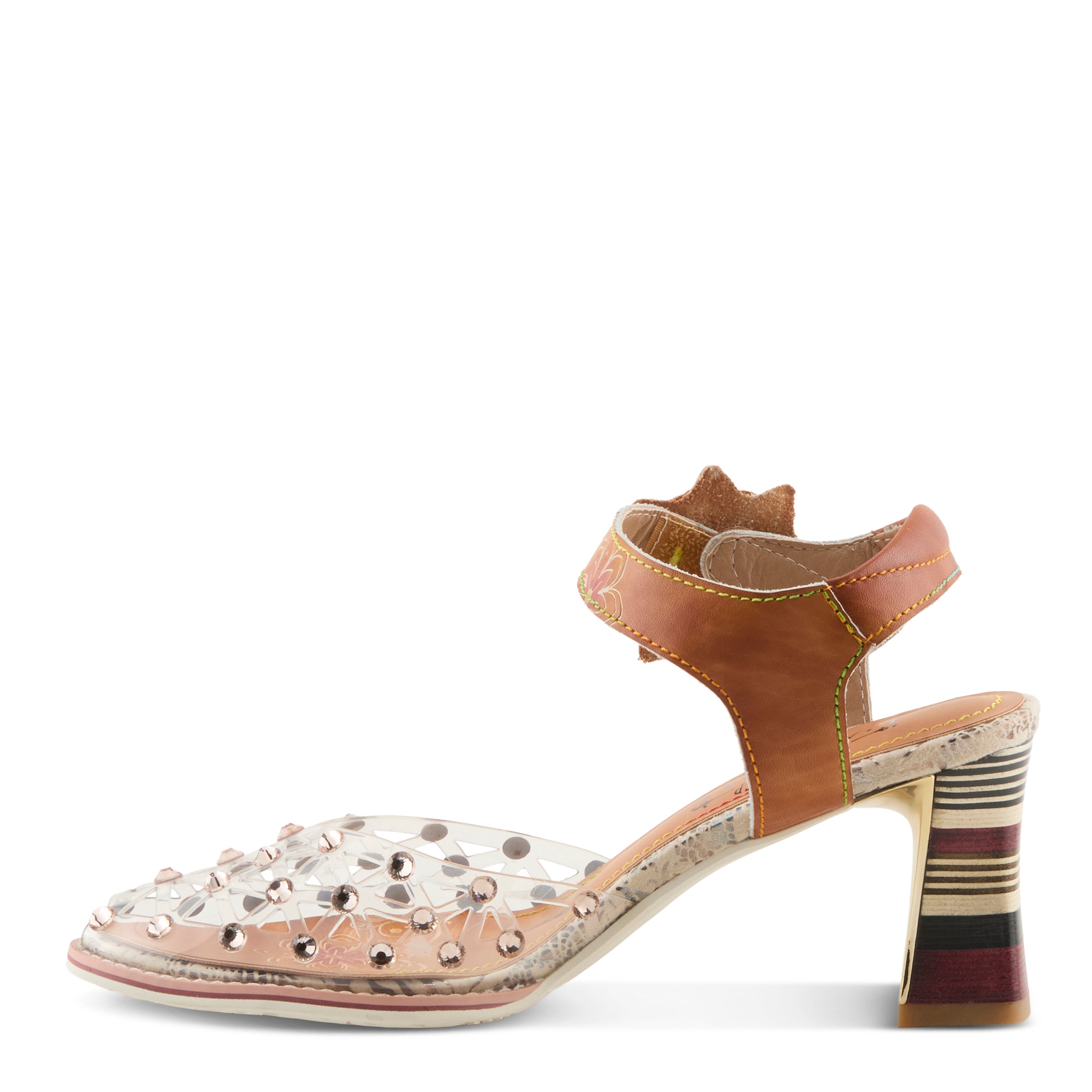 L'Artiste Sassylady Block Heel Sandals by Spring Step Shoes