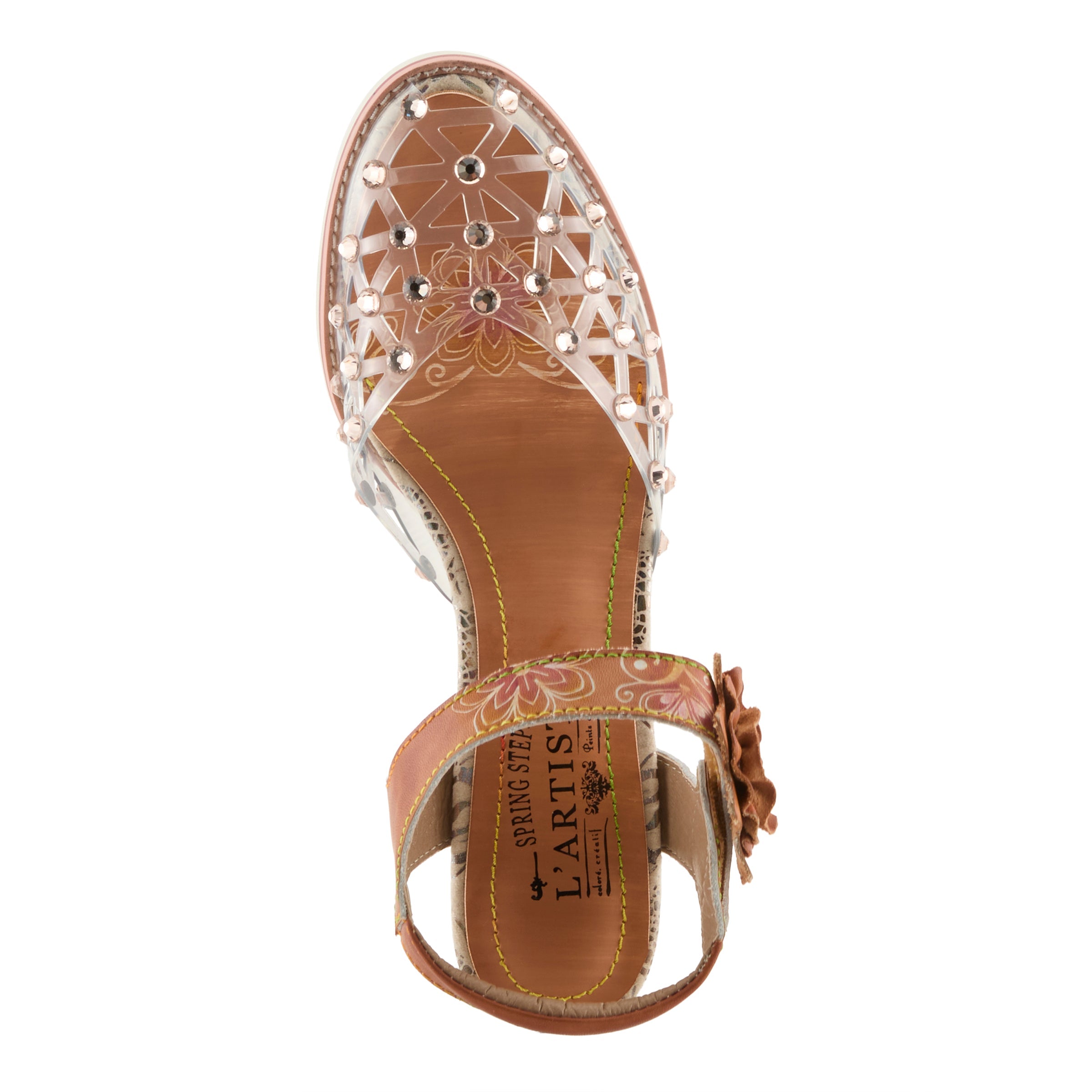 L'Artiste Sassylady Block Heel Sandals by Spring Step Shoes