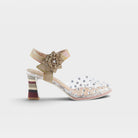 L'Artiste Sassylady sandals in Light Taupe Multi, hero view