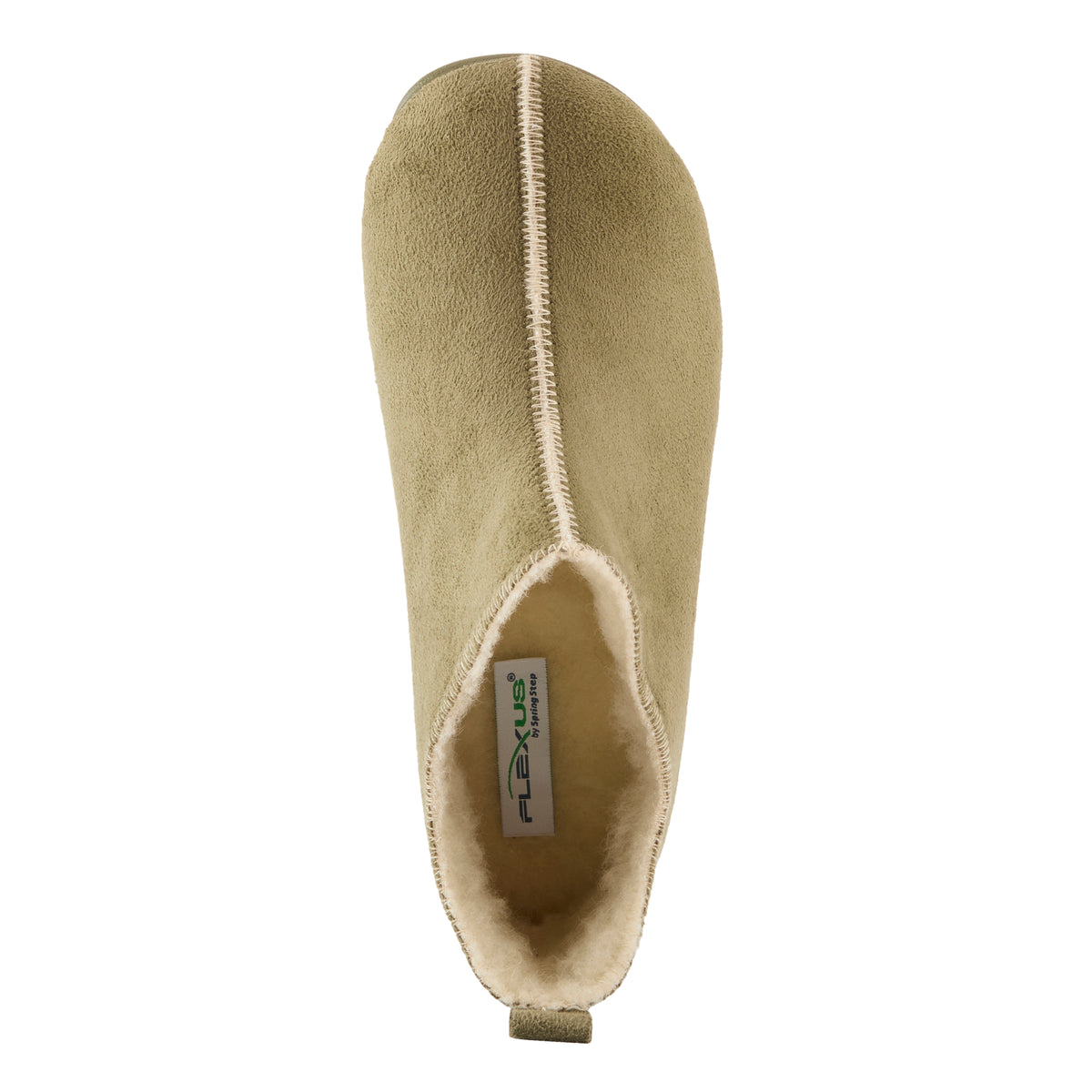 Flexus FLEXUS SAYGE SLIPPERS comfort shoe in green with flexible sole