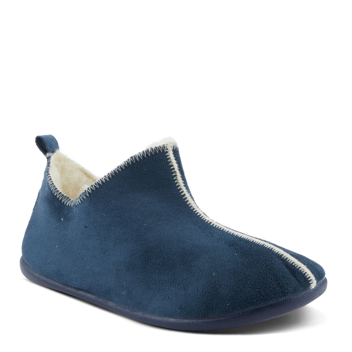Flexus FLEXUS SAYGE SLIPPERS comfort shoe in navy with flexible sole