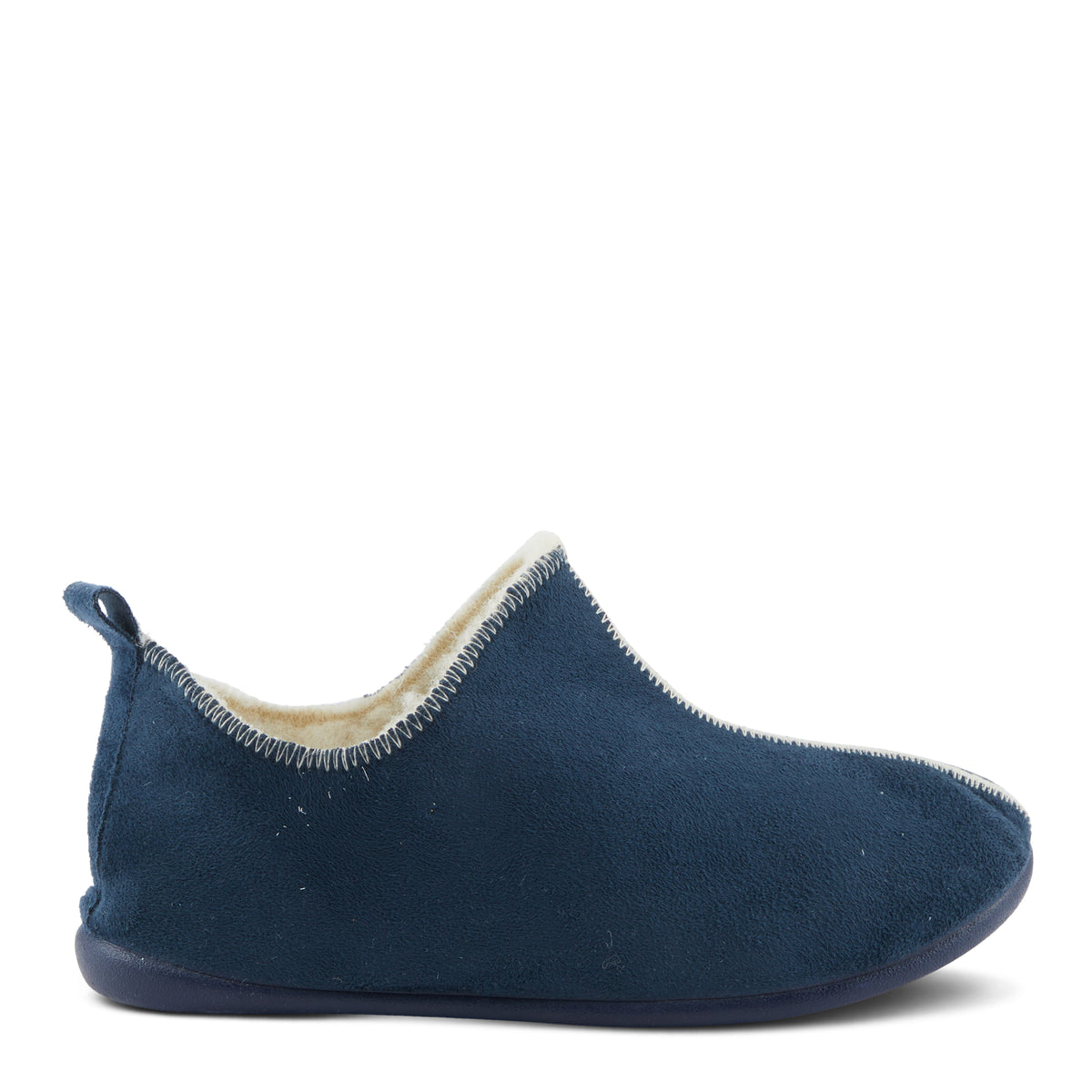 Flexus FLEXUS SAYGE SLIPPERS comfort shoe in navy with flexible sole