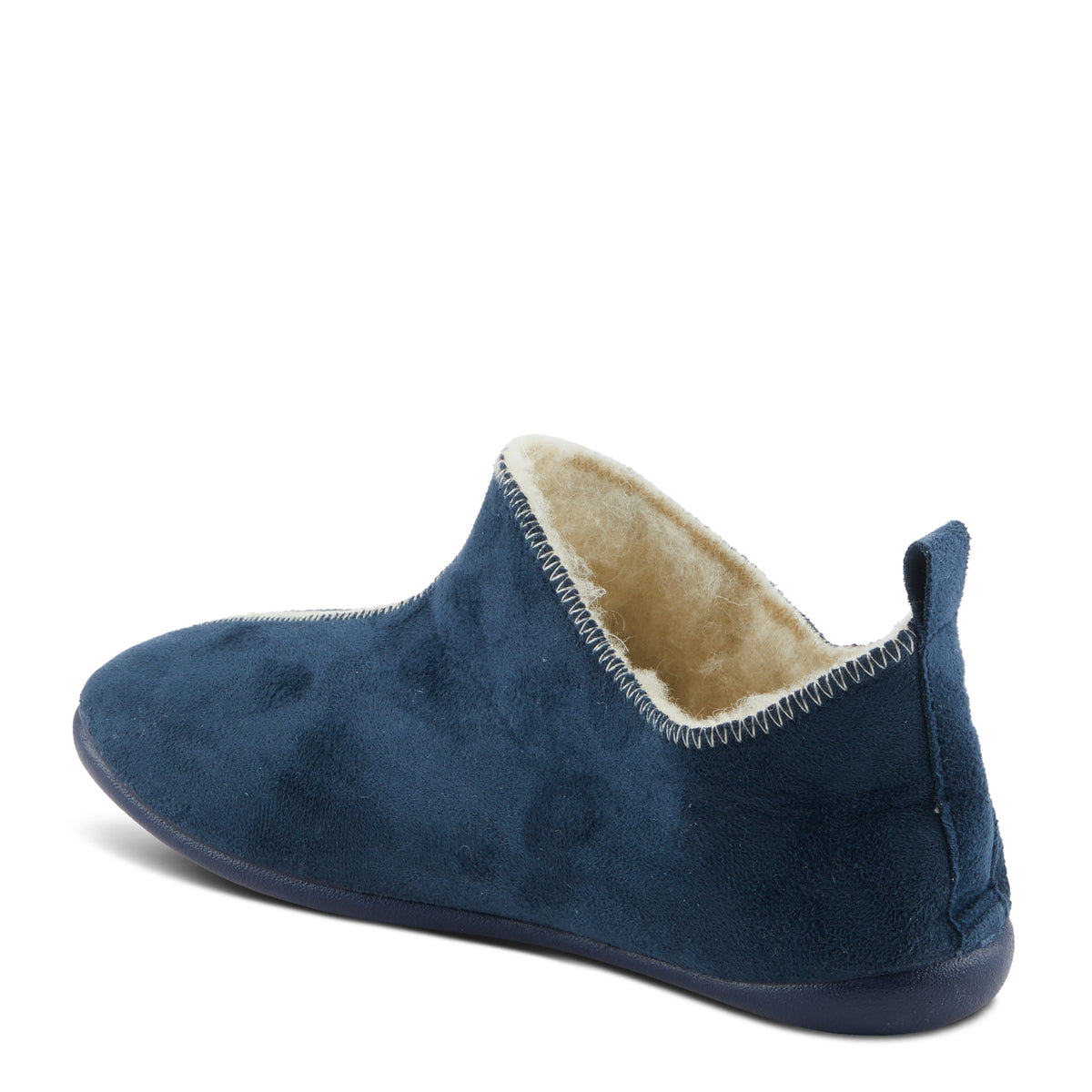 Flexus FLEXUS SAYGE SLIPPERS comfort shoe in navy with flexible sole