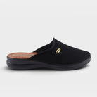 Flexus Scuff Black Slipper