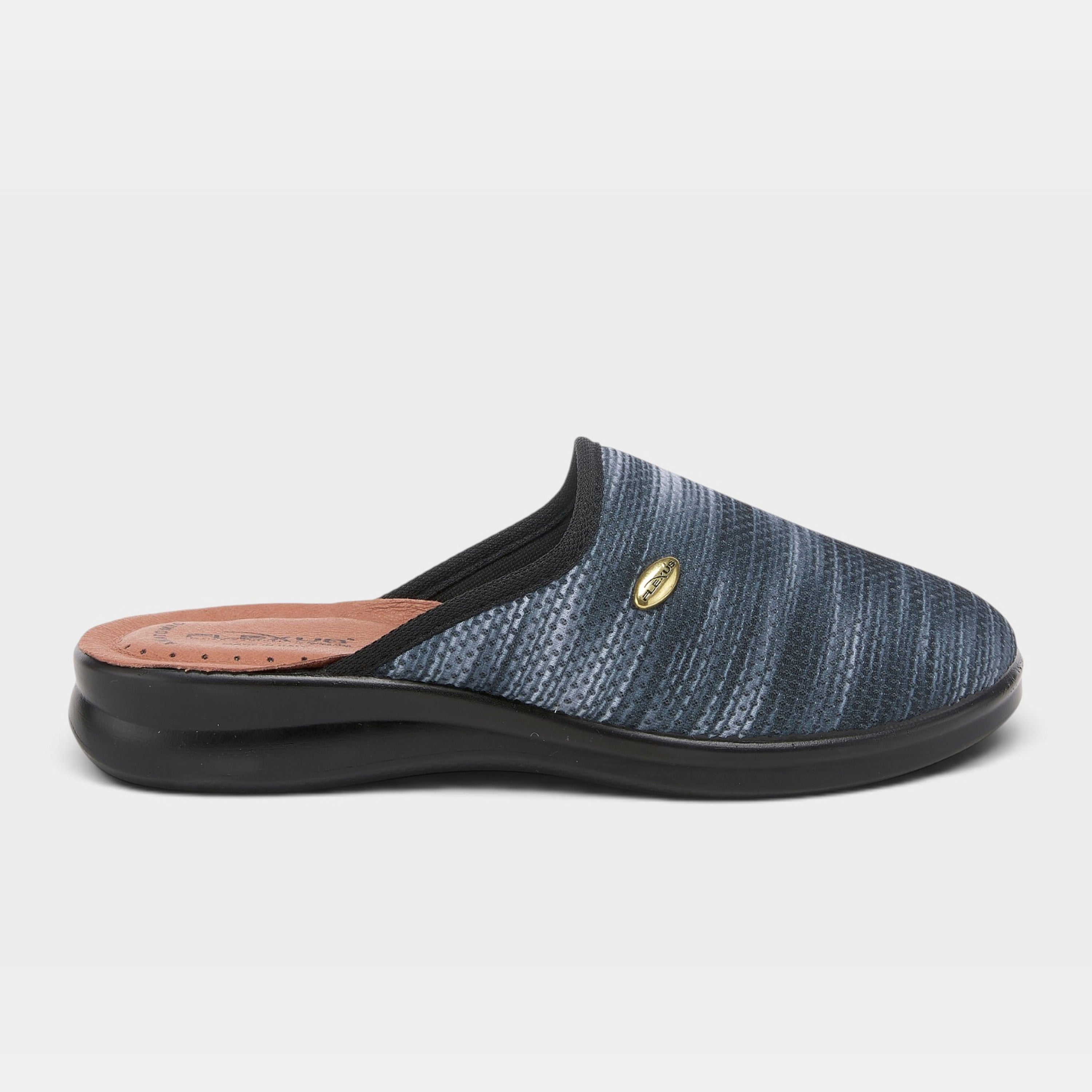 Flexus Scuff-Ombre Grey Multi Slipper