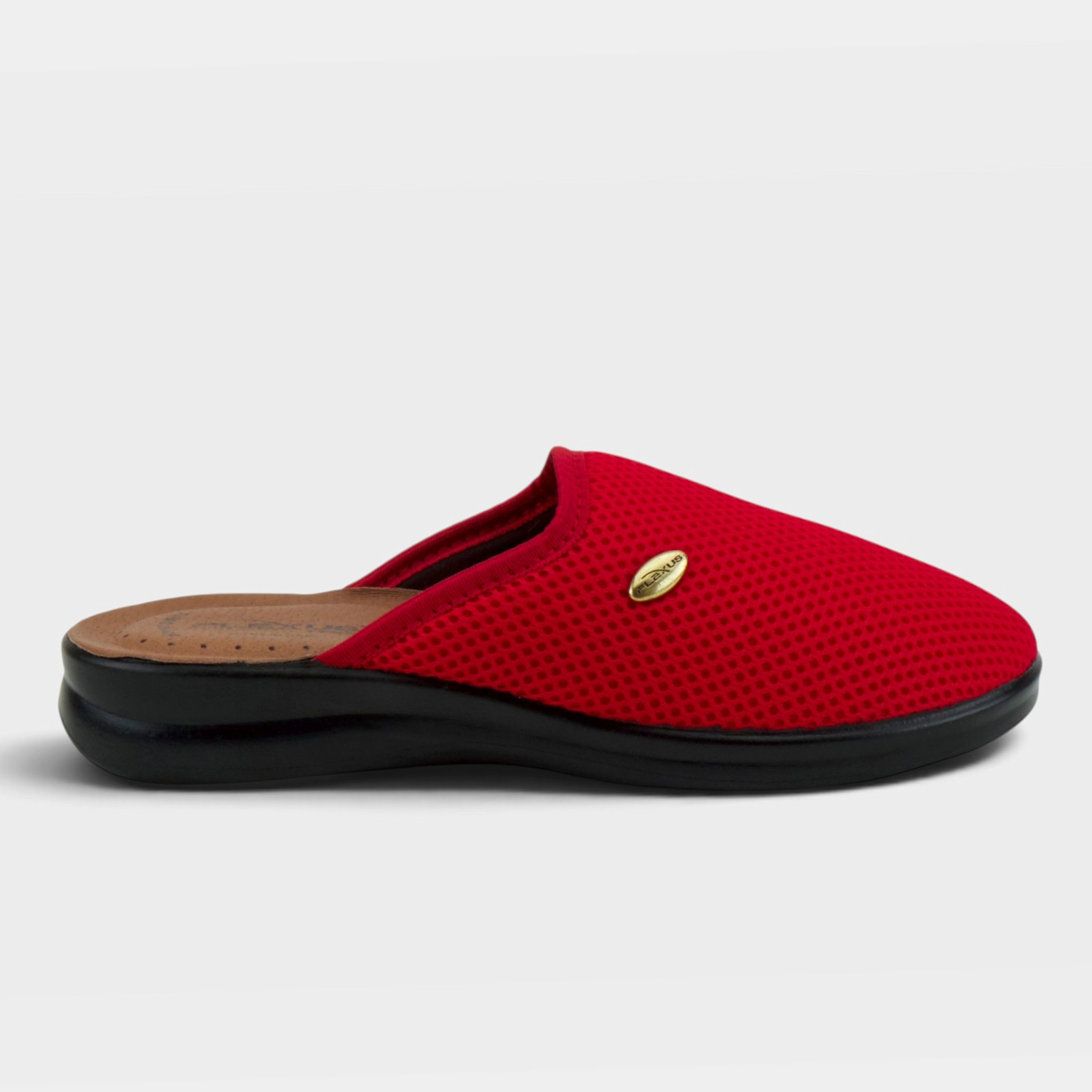 Flexus Scuff Red Slipper