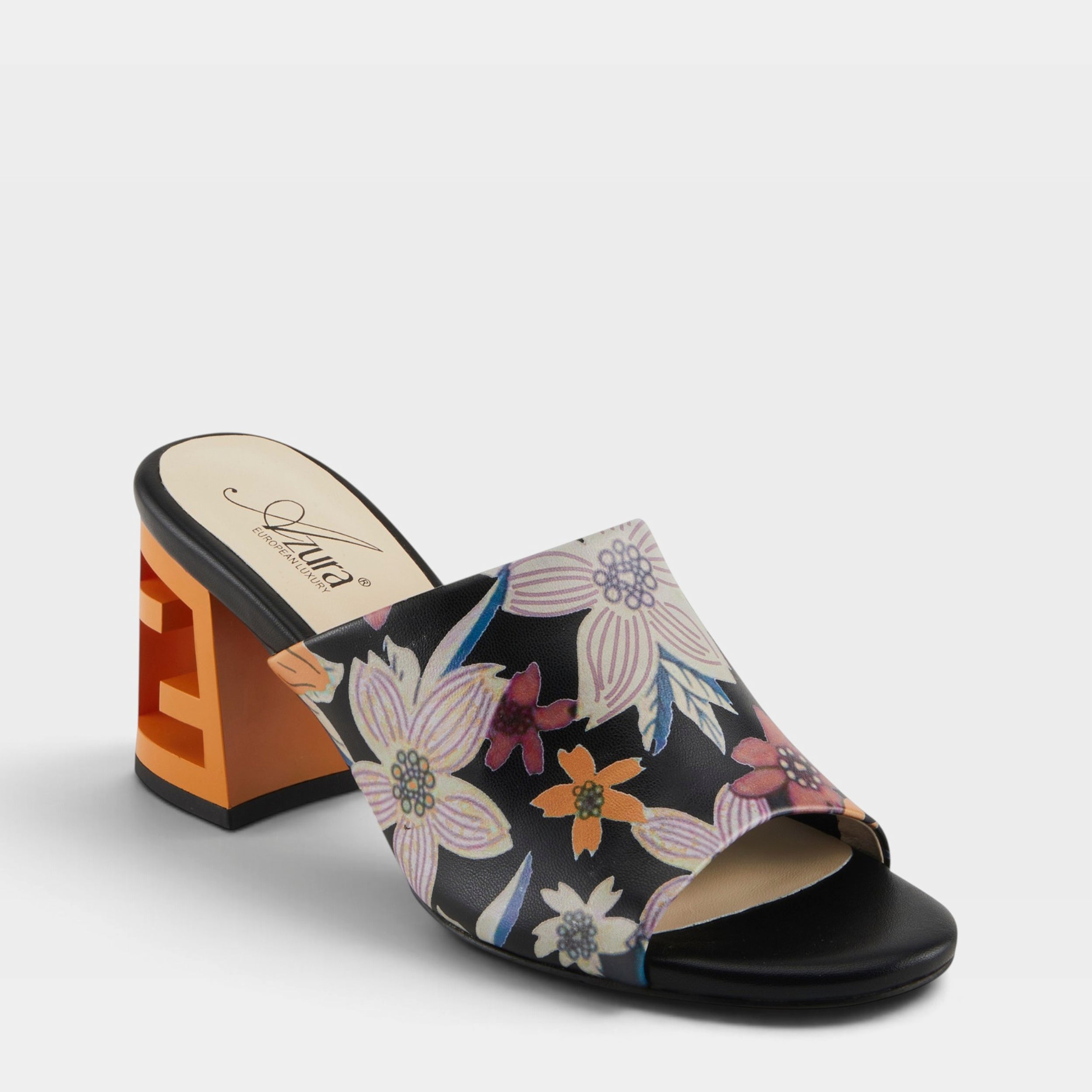 Azura Sculptor Black Multi Sandal