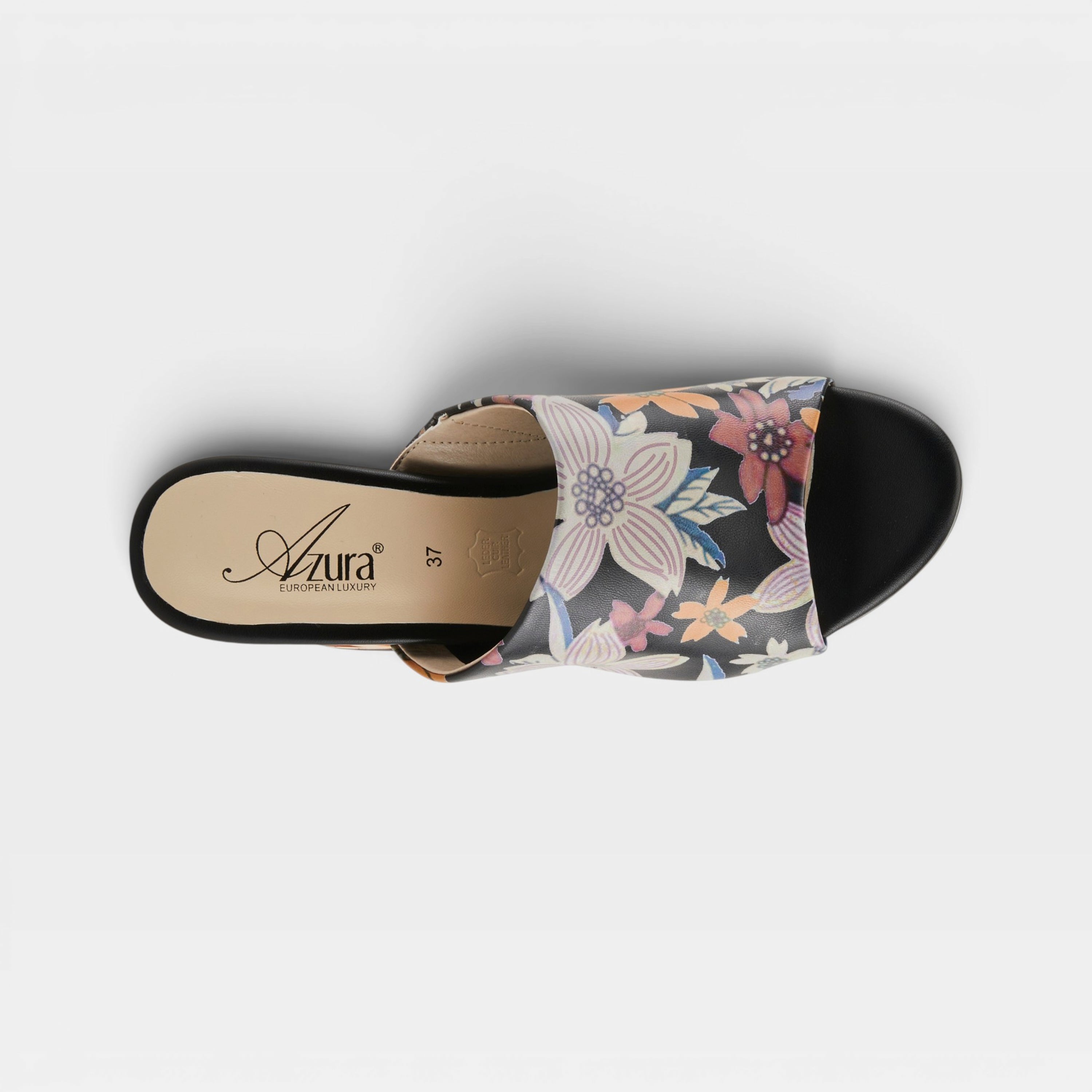 Azura Sculptor Black Multi Sandal