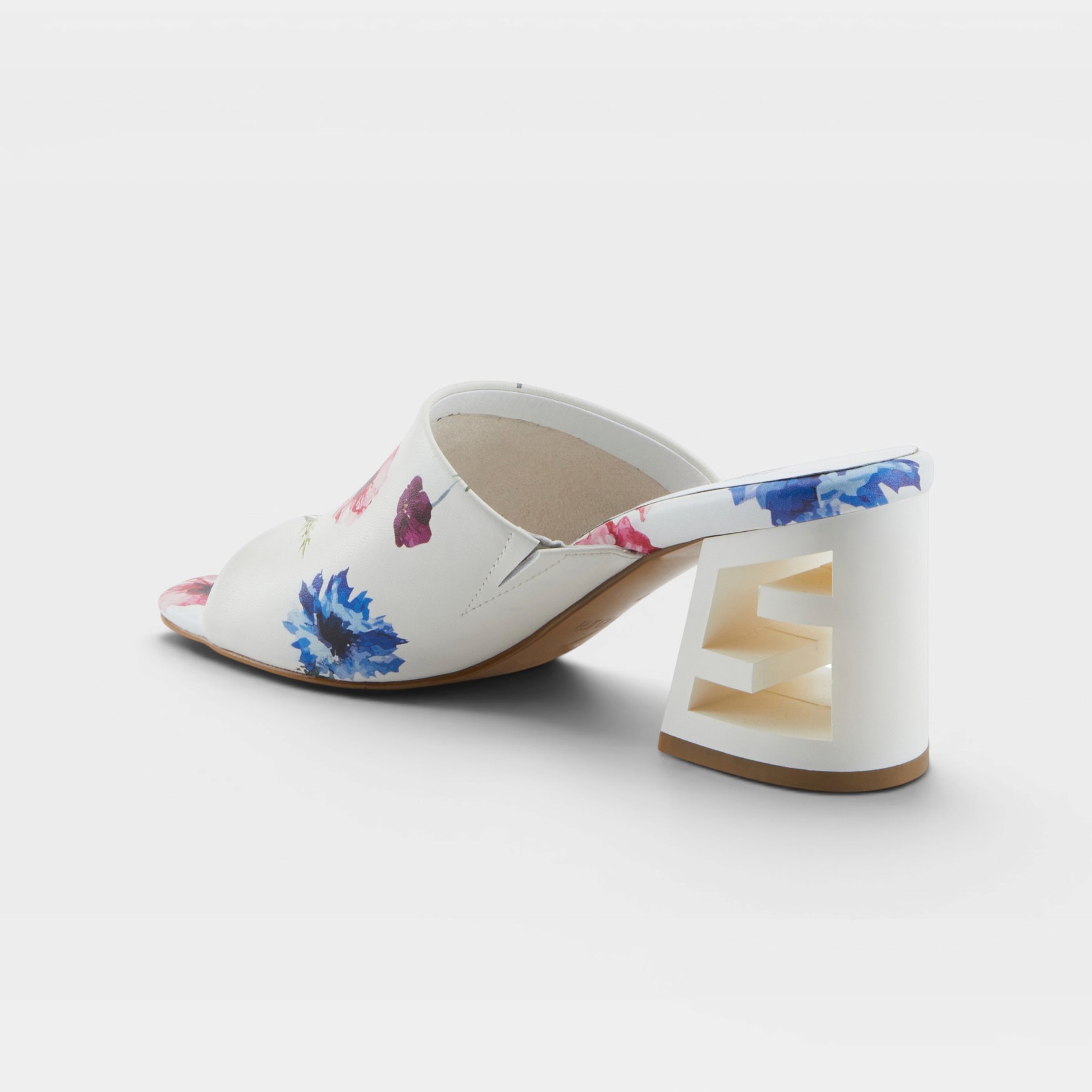 Azura Sculptor White Multi Sandal
