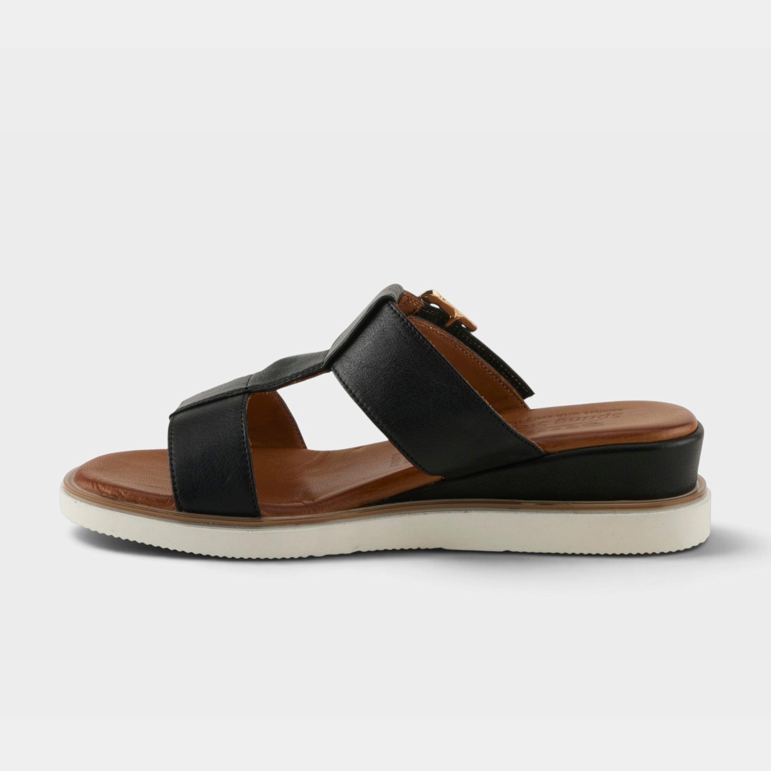 Spring Step Seaport Black Casual Sandal