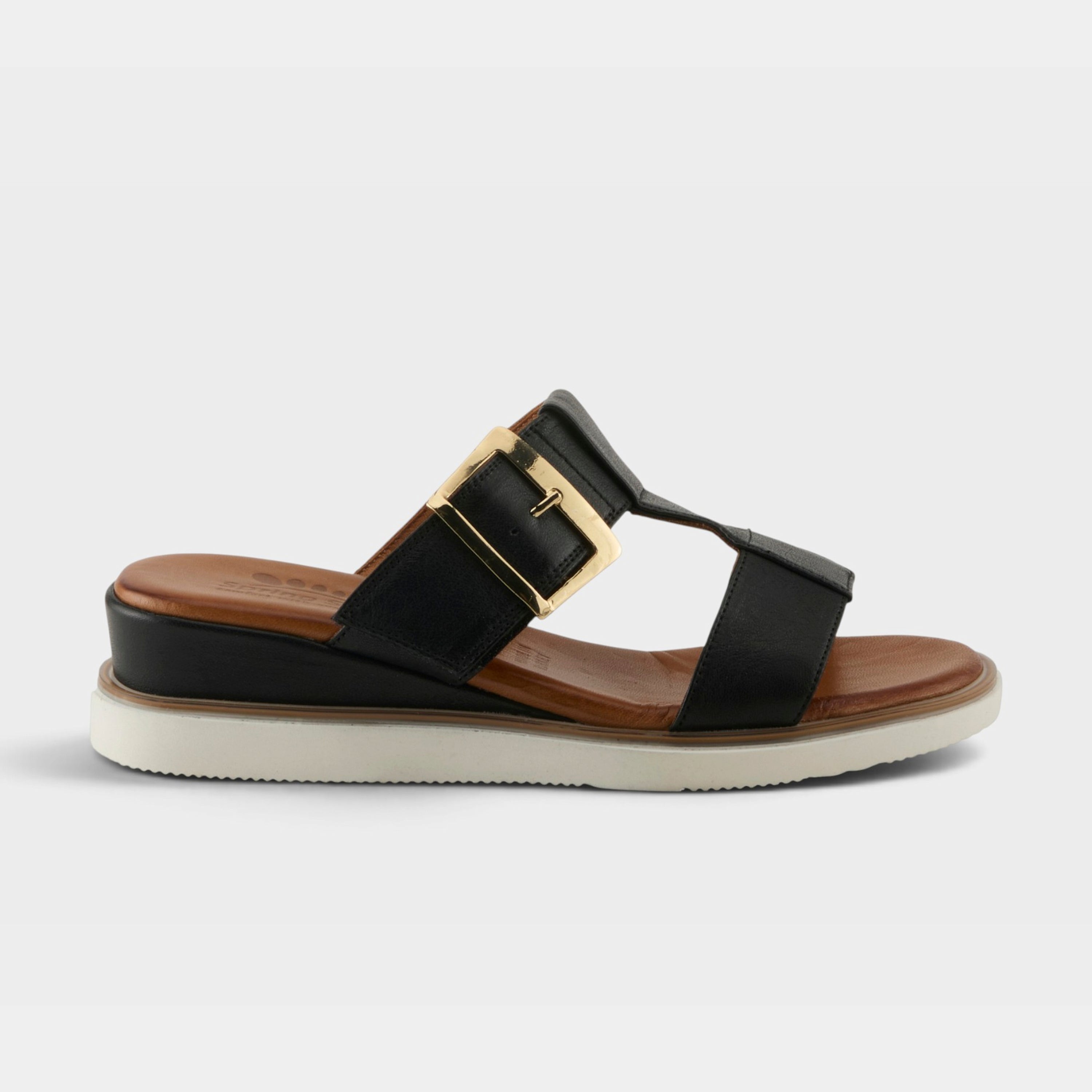 Spring Step Seaport Black Casual Sandal