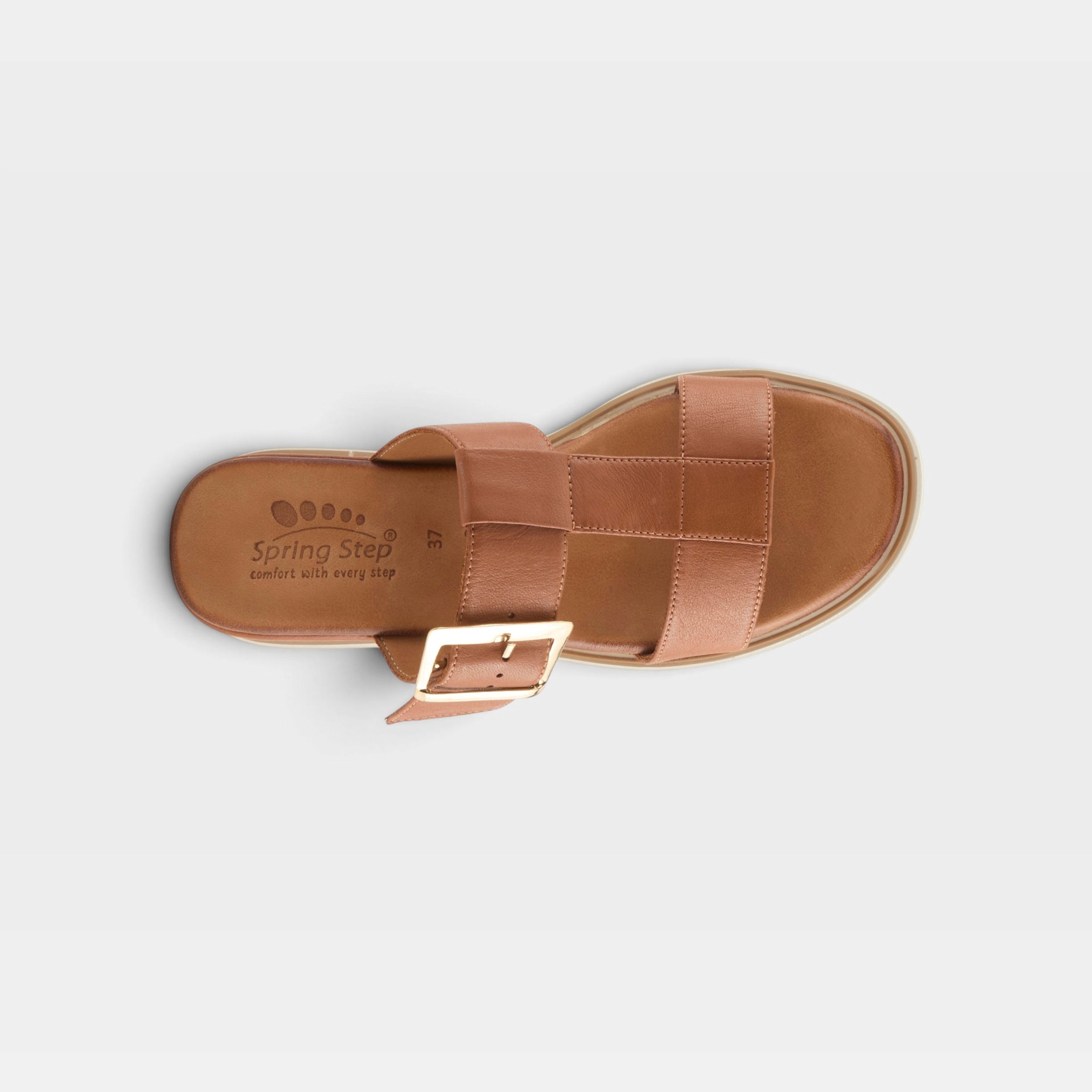 Spring Step Seaport Camel Casual Sandal