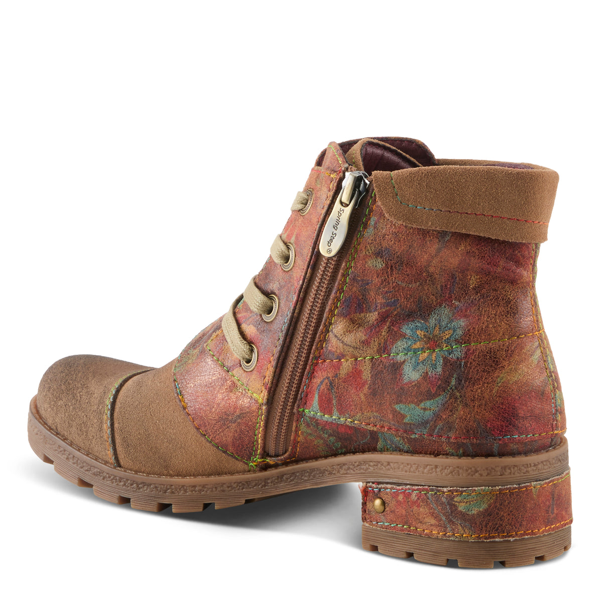L'Artiste L'ARTISTE SERNA BOOTS boot in black multi suede with handcrafted leather design