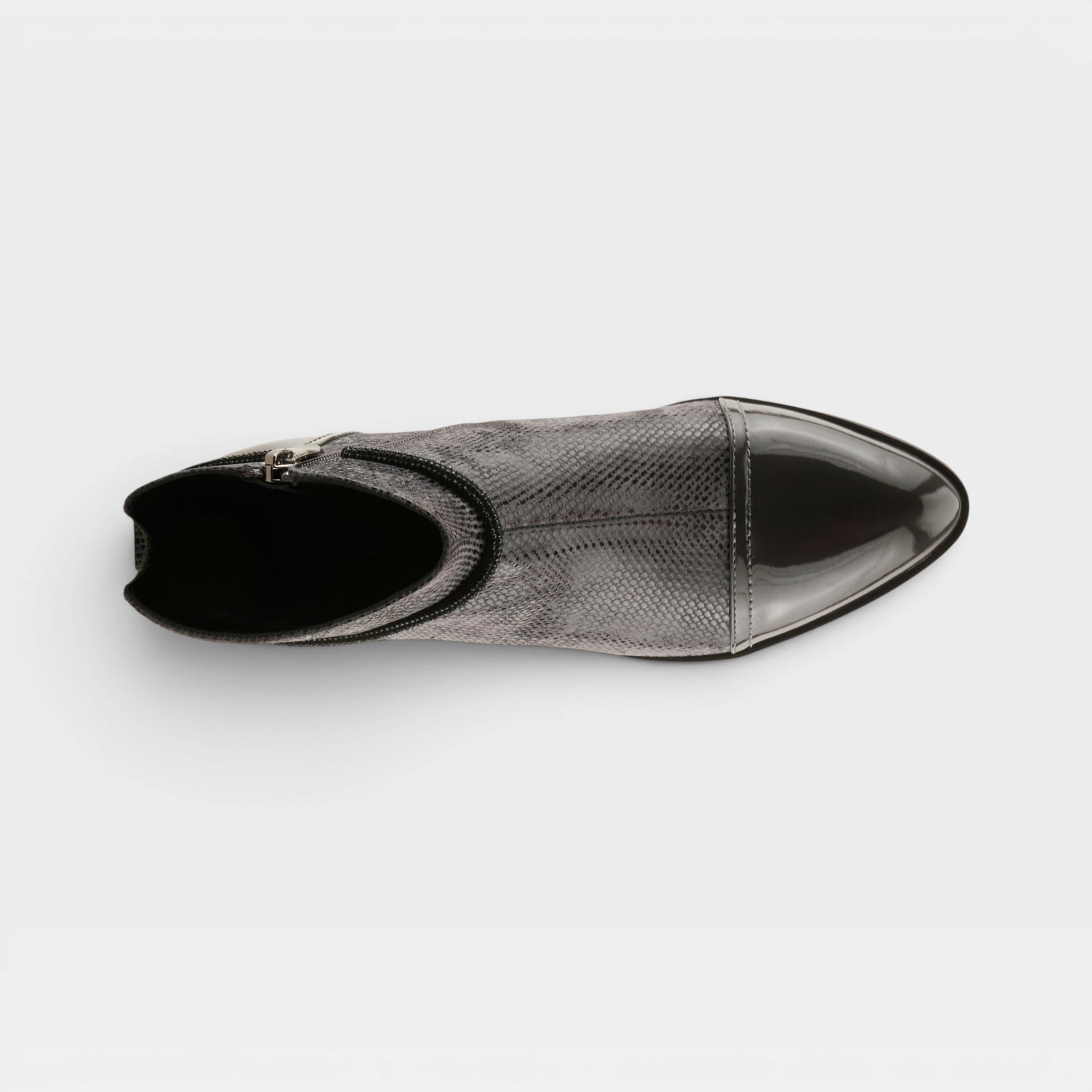 Azura Shelbi Charcoal Patent Boot