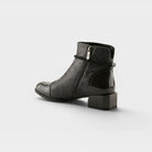 Azura Shelbi Charcoal Patent Boot
