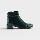 Azura Shelbi Forest Green Patent Boot