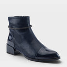 Azura Shelbi Navy Patent Boot