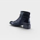Azura Shelbi Navy Patent Boot