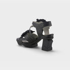 L'Artiste Shelly ankle strap sandals in Black, alternate angle view