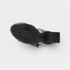 L'Artiste Shelly ankle strap sandals in Blue, outsole view