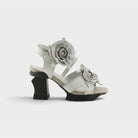 L'Artiste Shelly ankle strap sandals in Light Grey, hero view