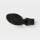L'Artiste Shelly ankle strap sandals in Light Grey, outsole view