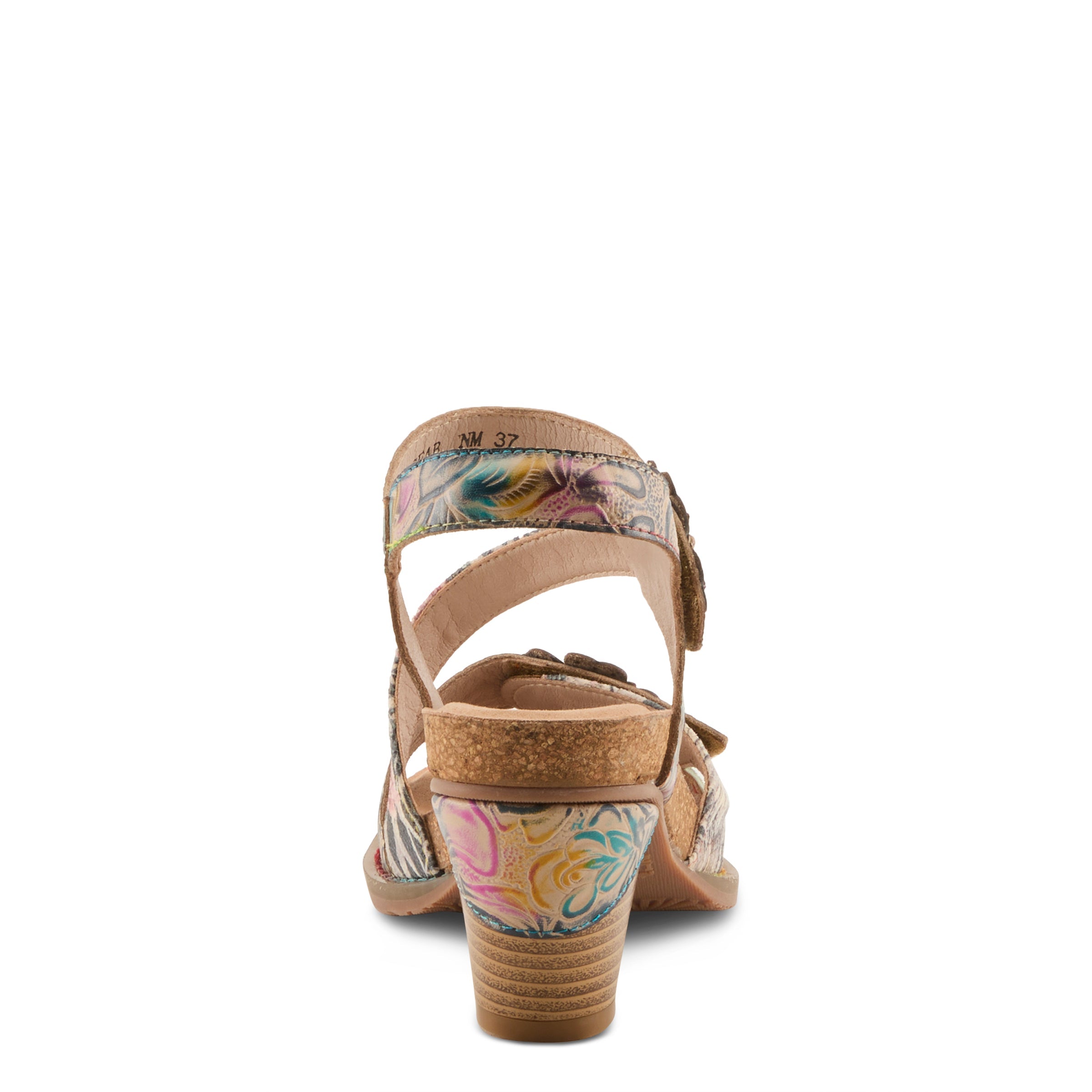 L'Artiste Shesfab Low Block Heel Sandals - Spring Step Shoes