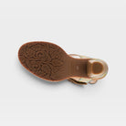 L'Artiste Shesfab sandals in Tan Multi, outsole view