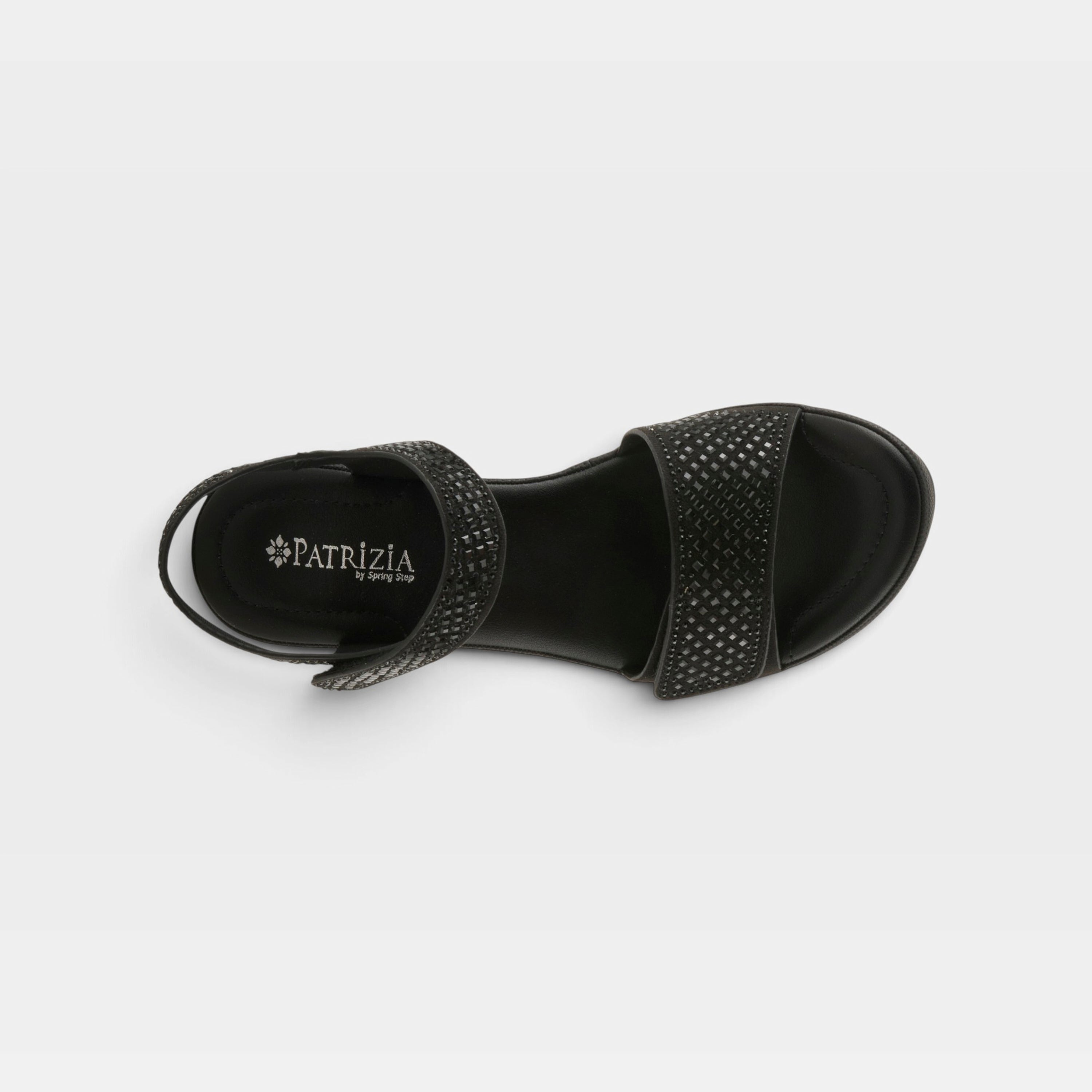 Patrizia Shine Black Sandal