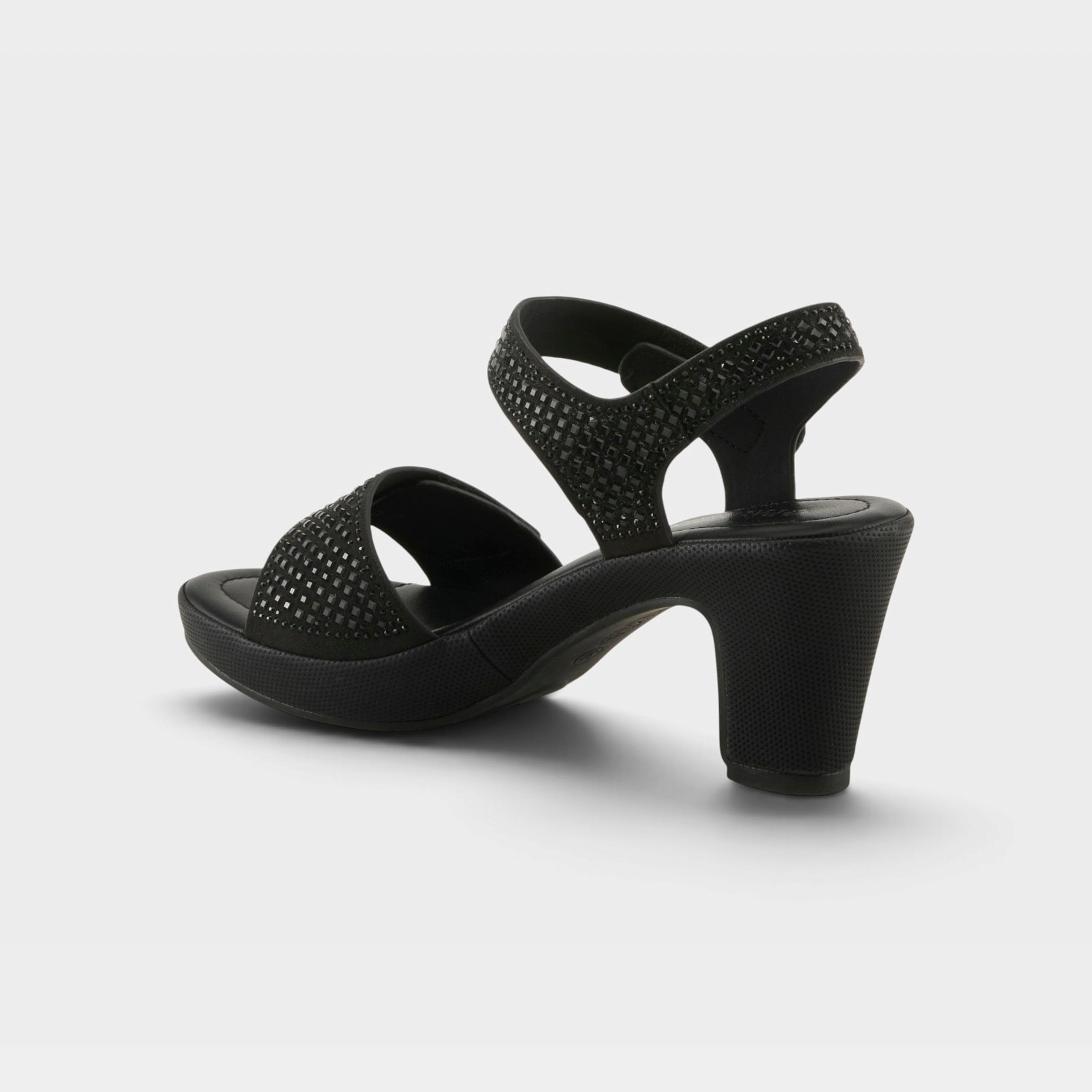 Patrizia Shine Black Sandal