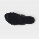Azura Shinychic Black Multi Sandal