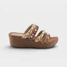 Azura Shinychic Tan Multi Sandal