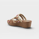 Azura Shinychic Tan Multi Sandal