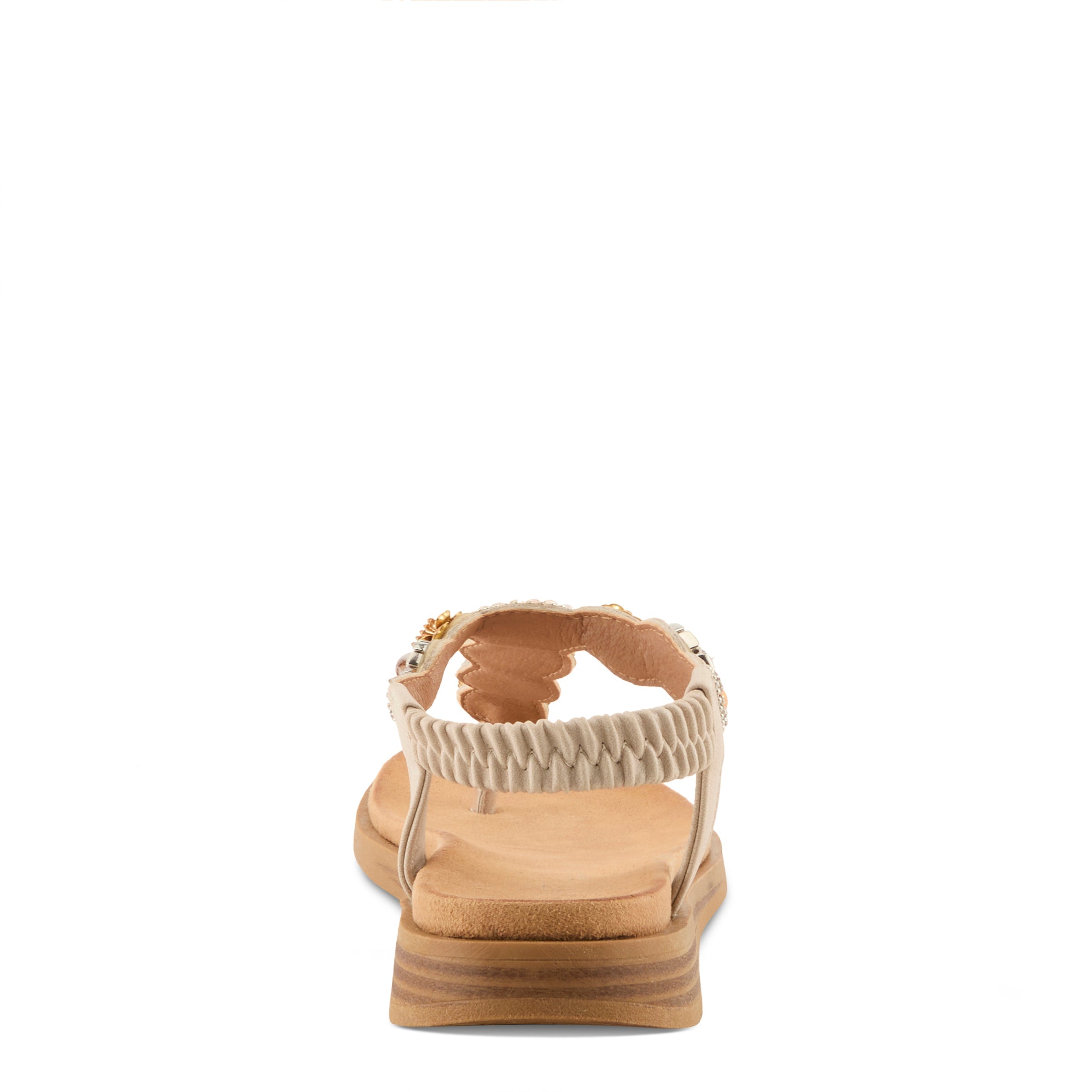 Patrizia Sinai Demi Wedge T-Strap Sandals - Spring Step Shoes